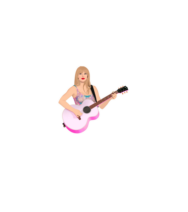 Taylor Swift pink model albastru deschis pe tricou