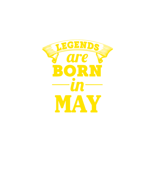 Legends are born in May model albastru jeanși pe tricou
