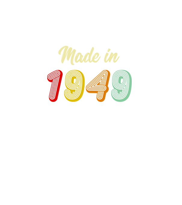 made in 1949 retro model turcoaz pe tricou