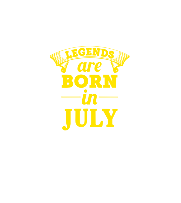 Legends are born in July model gri închis pe tricou
