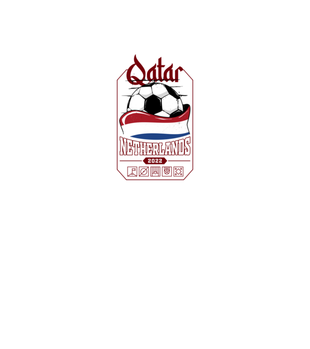 Qatar teams Netherlands model negru pe tricou