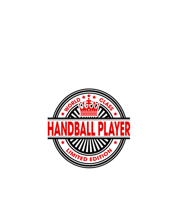 World class HANDBALIST model alb pe tricou