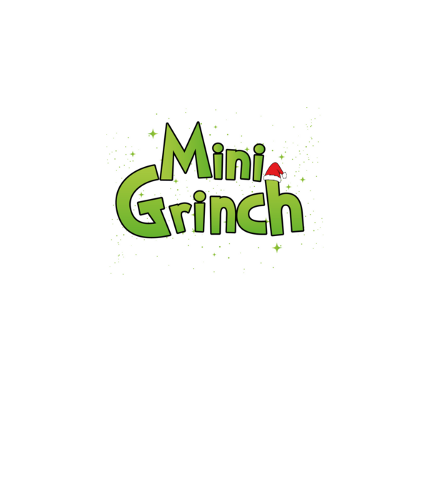 Grinch Family Mini Grinch model negru pe tricou