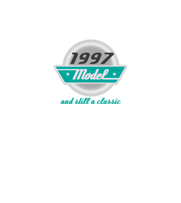 Model and still a classic - 1997 model roz neon pe tricou