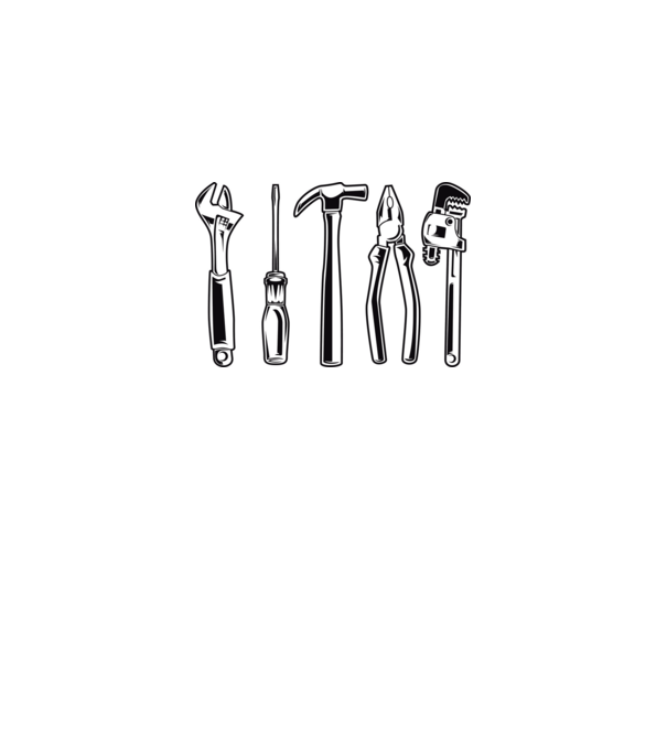 Tools model negru pe tricou