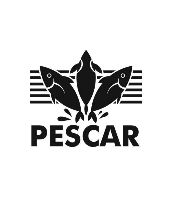 Pescar original model alb pe tricou
