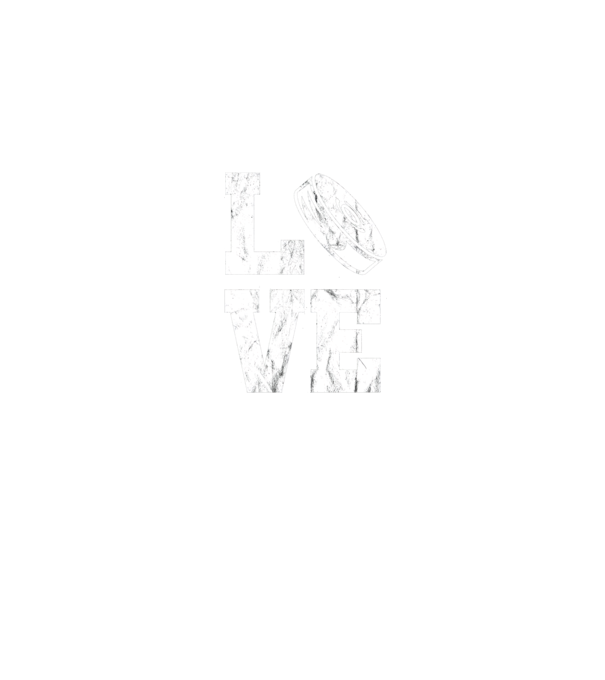 Love hockey model albastru jeanși pe tricou
