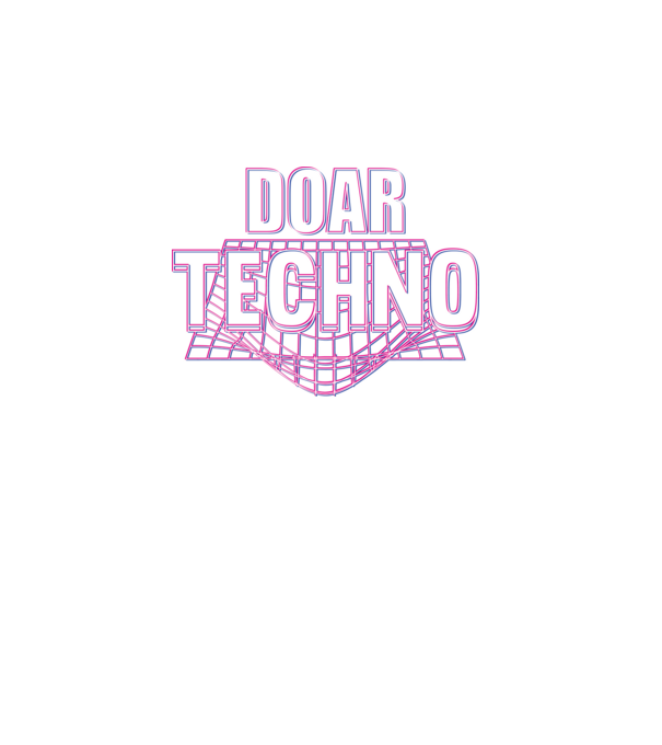 Doar techno model turcoaz pe tricou