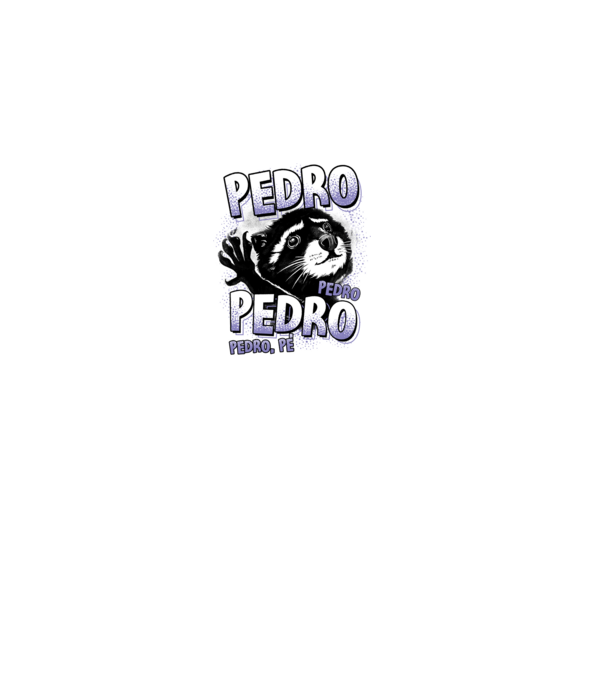 PEDRO PEDRO PEDRO model negru pe tricou