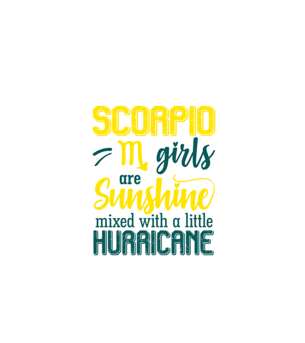 Sunshine with Hurricane SCORPIO model negru pe tricou