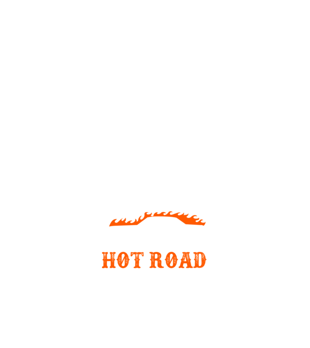 Hot road cartel model negru pe tricou