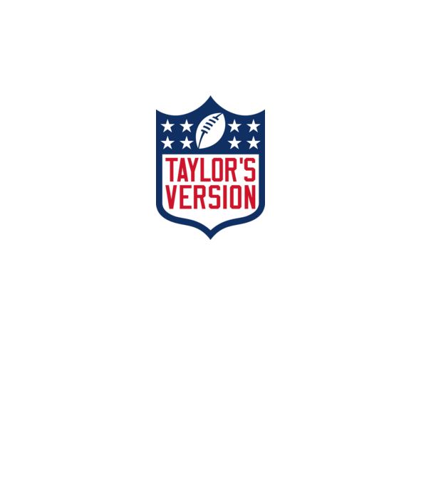 Taylor Swift football logo model alb pe tricou