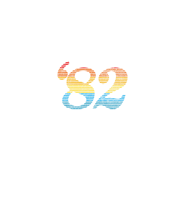 Retro Birthday 1982 model alb pe tricou
