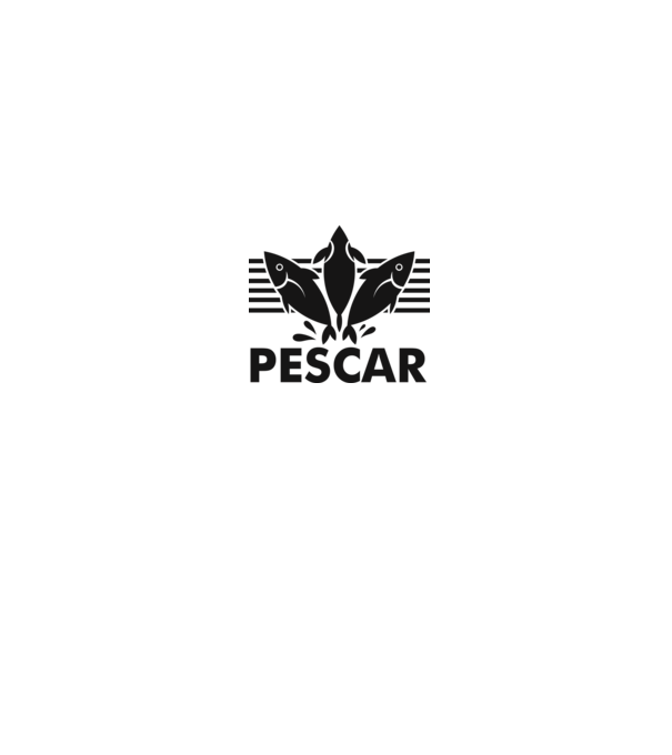 Pescar original model alb pe tricou