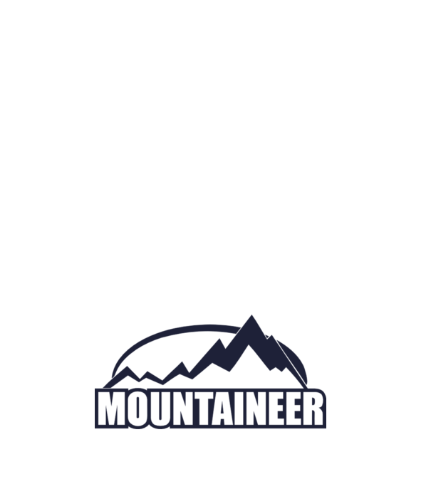mountaineer model negru pe tricou