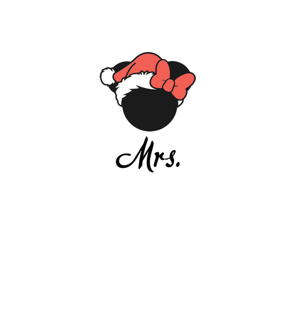 mrs christmas model gri pe tricou