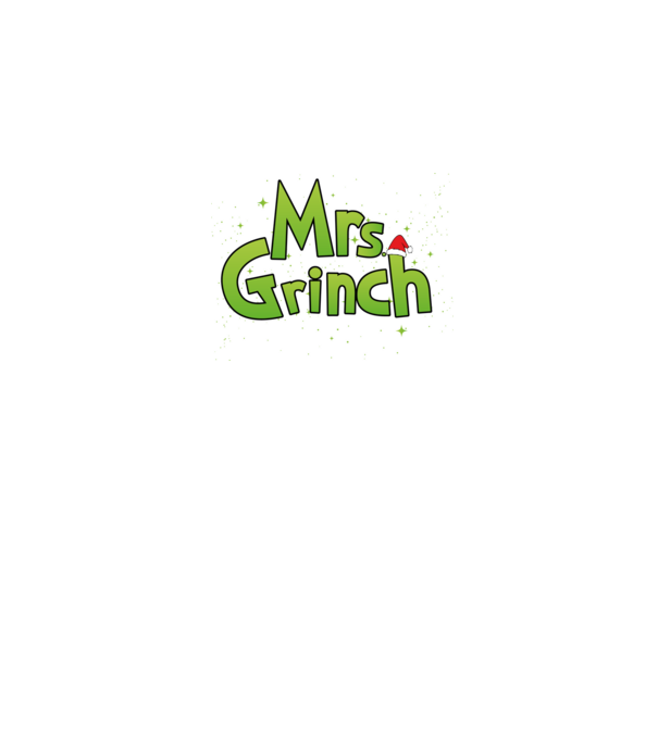 Grinch Family Mrs Grinch model negru pe tricou