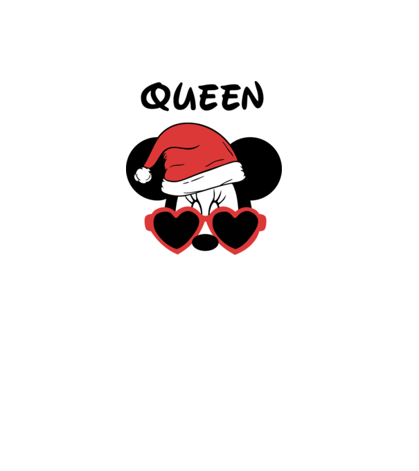 minnie santa queen model alb pe tricou