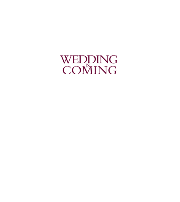 Wedding is coming model gri pe tricou