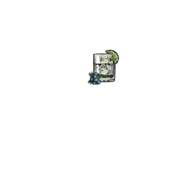 Let the fun be gin model negru pe tricou