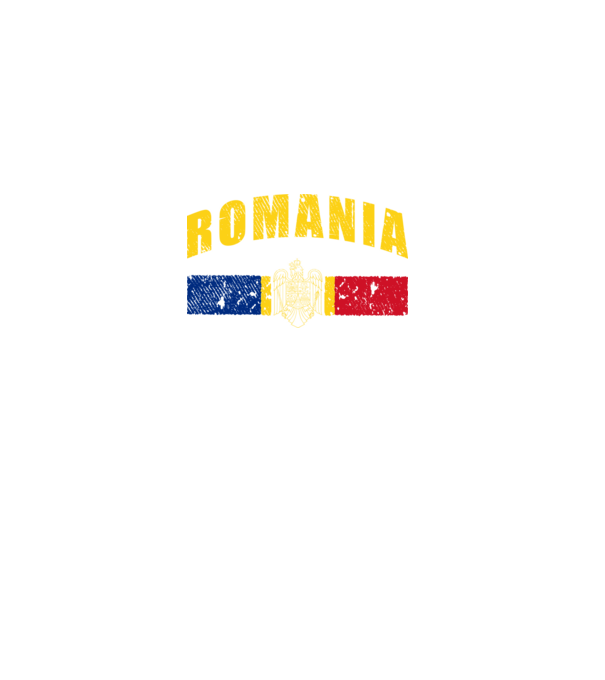 Romania coat of arms model negru pe tricou