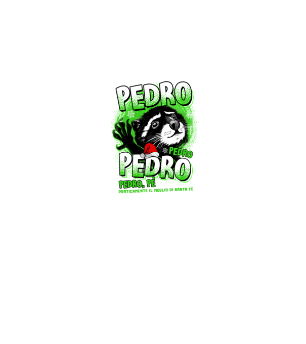 Pedro pedro christmas model negru pe tricou