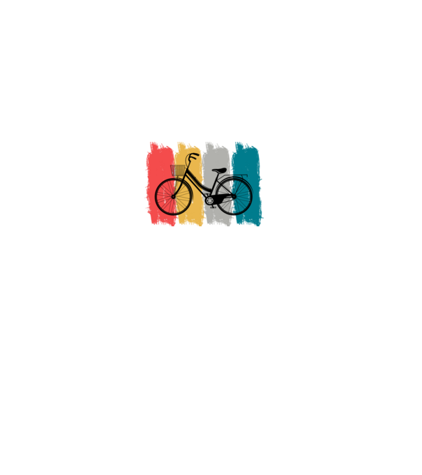 Retro city bike model negru pe tricou