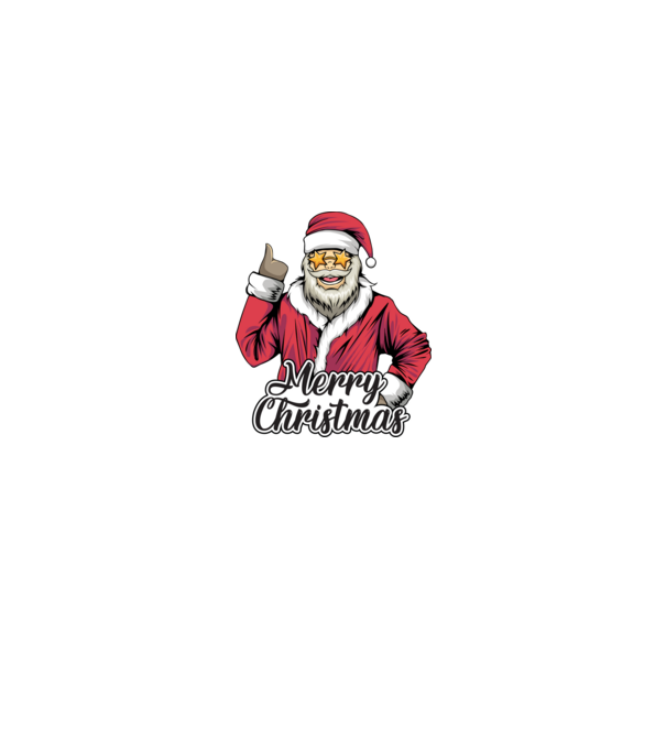 Merry christmas Santa model roșu pe tricou