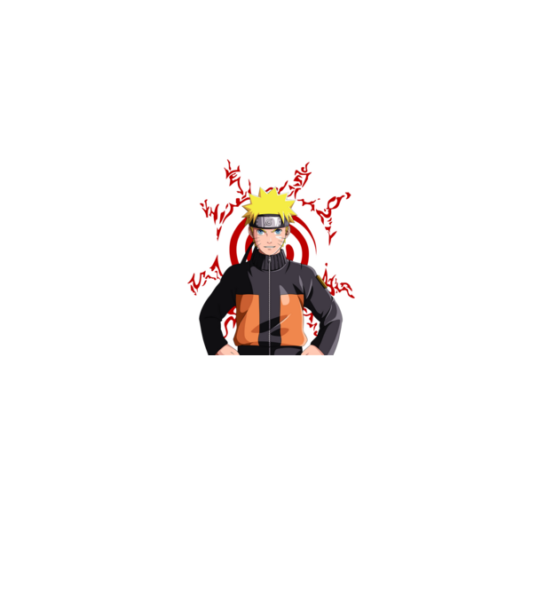 NARUTO model albastru jeanși pe tricou