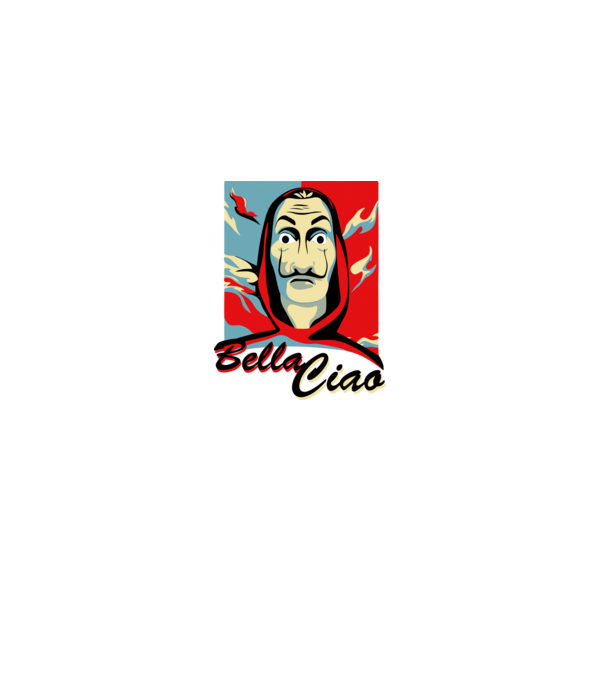 obey bella ciao model alb pe tricou
