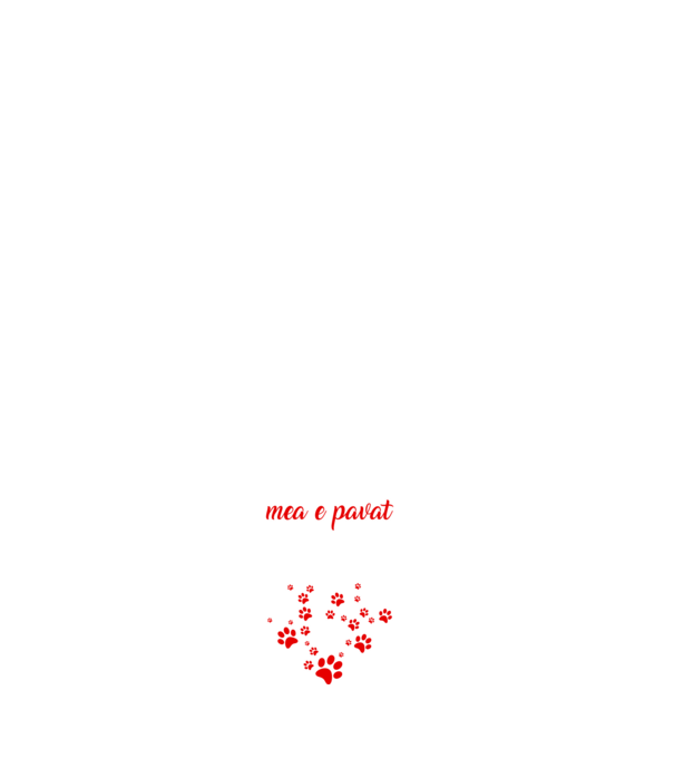 Drumul spre inima mea e pavat cu urme de labe model negru pe tricou