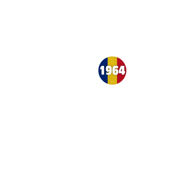 made in 1964 retro vintage model albastru jeanși pe tricou