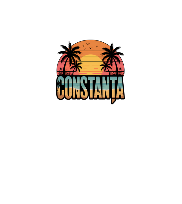 Constanța model negru pe tricou