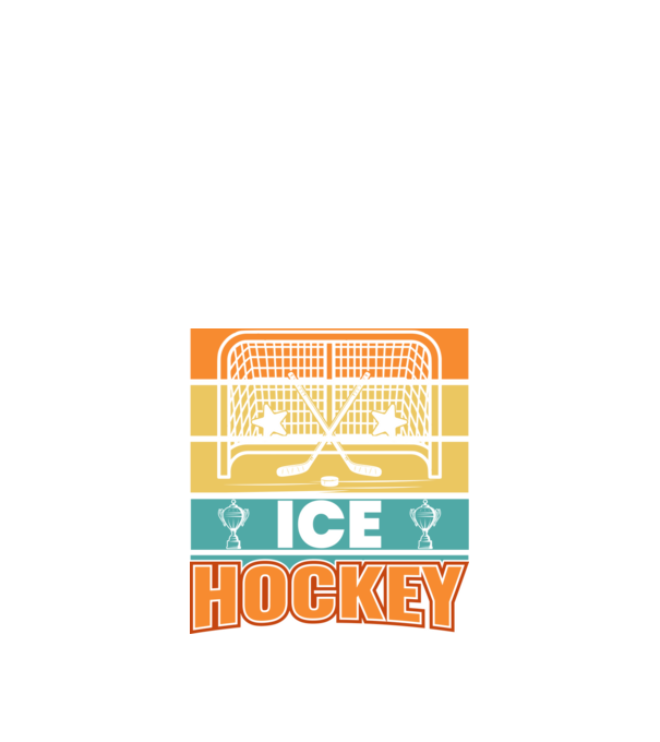 Ice Hockey model negru pe tricou