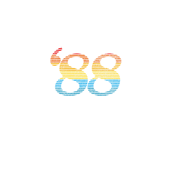 Retro Birthday 1988 model alb pe tricou