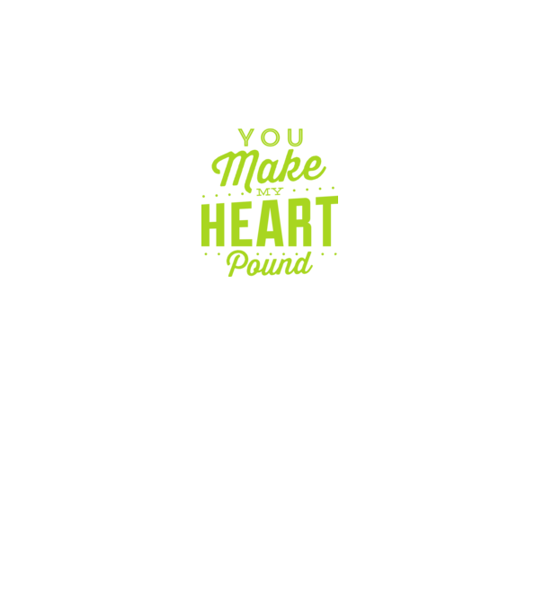 Make my heart model negru pe tricou