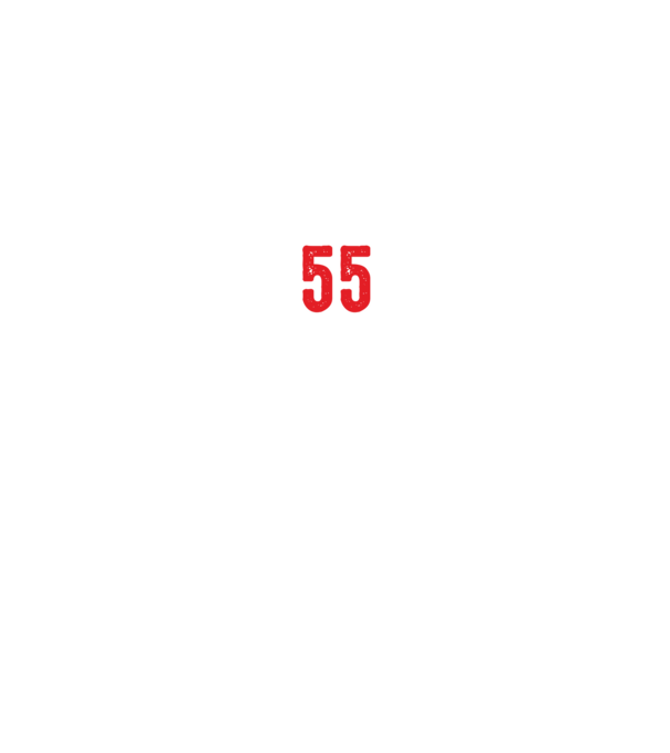 Purtătorul acestui tricou a împlinit: 55 de ani model negru pe tricou