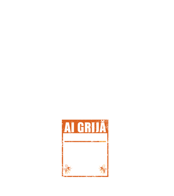 ai grijă, sunt apicultor, dacă mă vezi fugind, ar trebui să fugi și tu model negru pe tricou