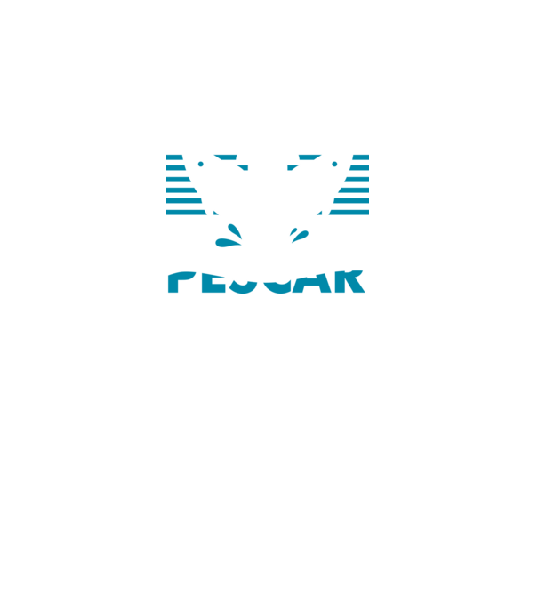 Pescar original model negru pe tricou