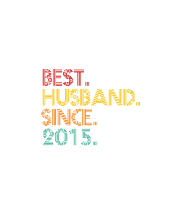 best husband since 2015 retro model negru pe tricou