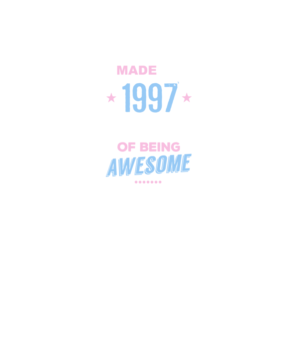 Made in - 1997 model gri închis pe tricou