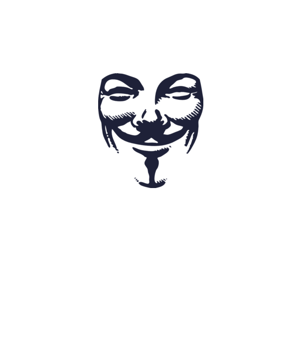 vendetta mask model gri pe tricou