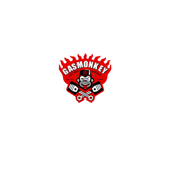 Gas Monkey model gri pe tricou