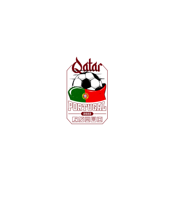 Qatar teams Portugal model negru pe tricou