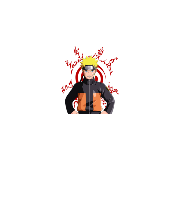 NARUTO model negru pe tricou