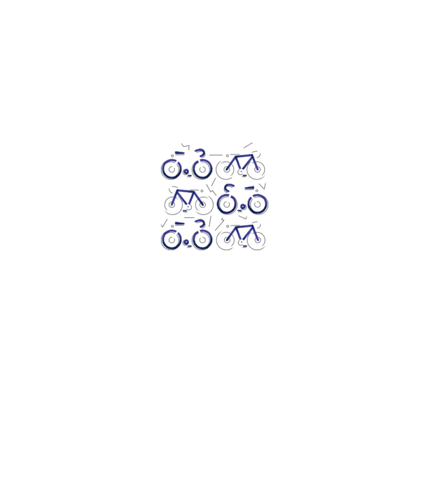Bikes model gri pe tricou