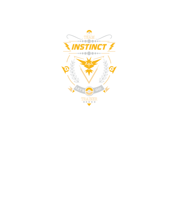 Instinct team model negru pe tricou