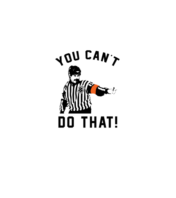 'You can''t do that!' model alb pe tricou