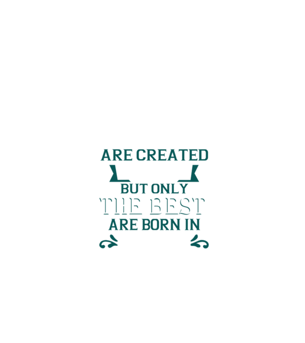 All men created equal but only the beat are born in july model albastru închis pe tricou