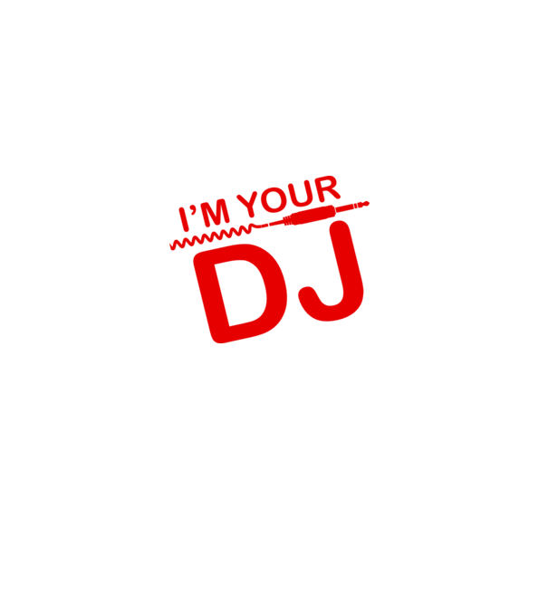 Im your DJ model negru pe tricou